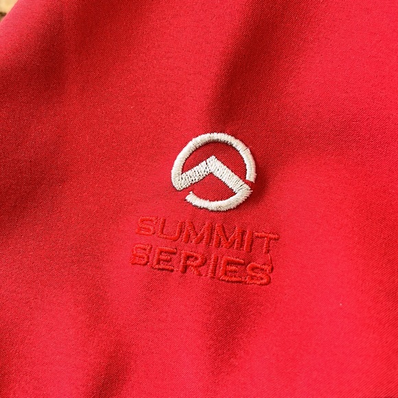 The North Face summit series Jacket red & Gray Softshell Lined Hood/ready XL - Picture 16 of 16